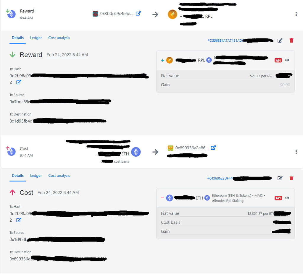 Cost basis for staking rewards transaction Tax Questions Koinly